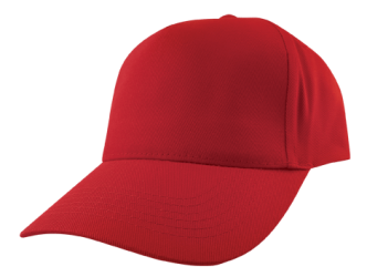 Baseball Cap (Embroidered) Red